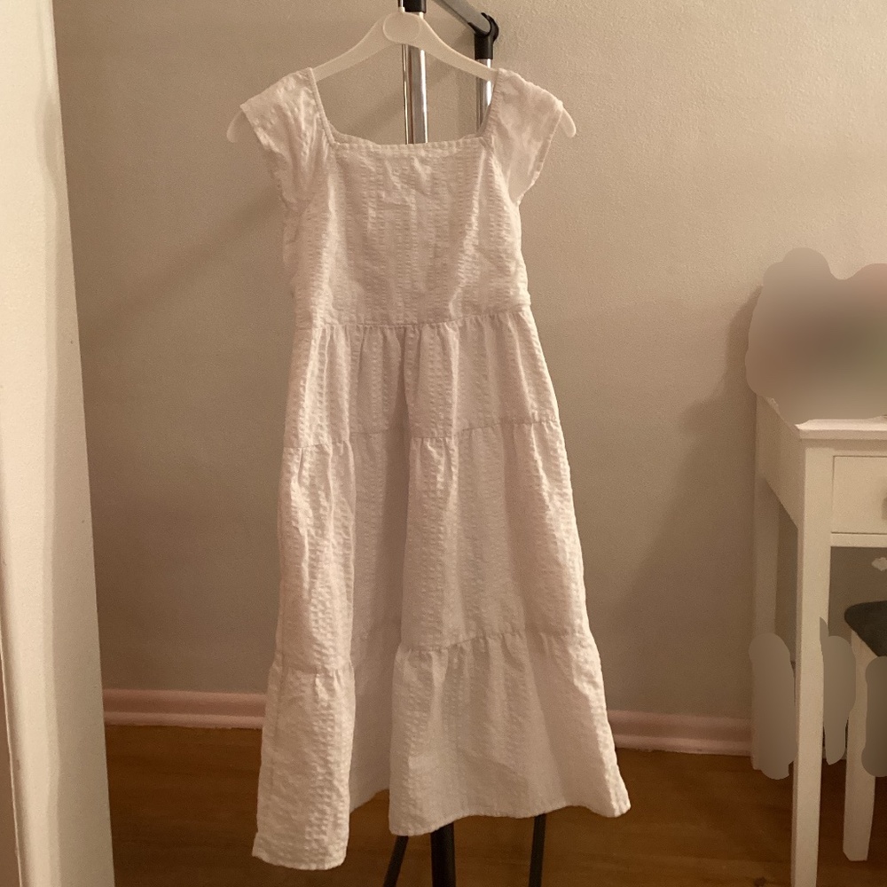 Old Navy White Cottage Core Dress